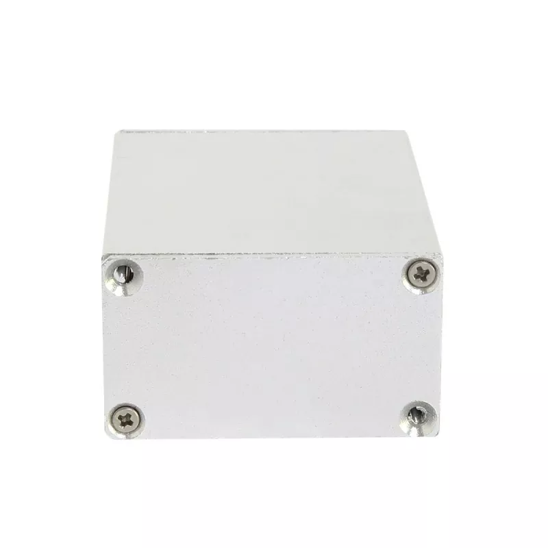 Aluminiowa obudowa sprzętu komunikacyjnego o wymiarach 44 × 25 mm