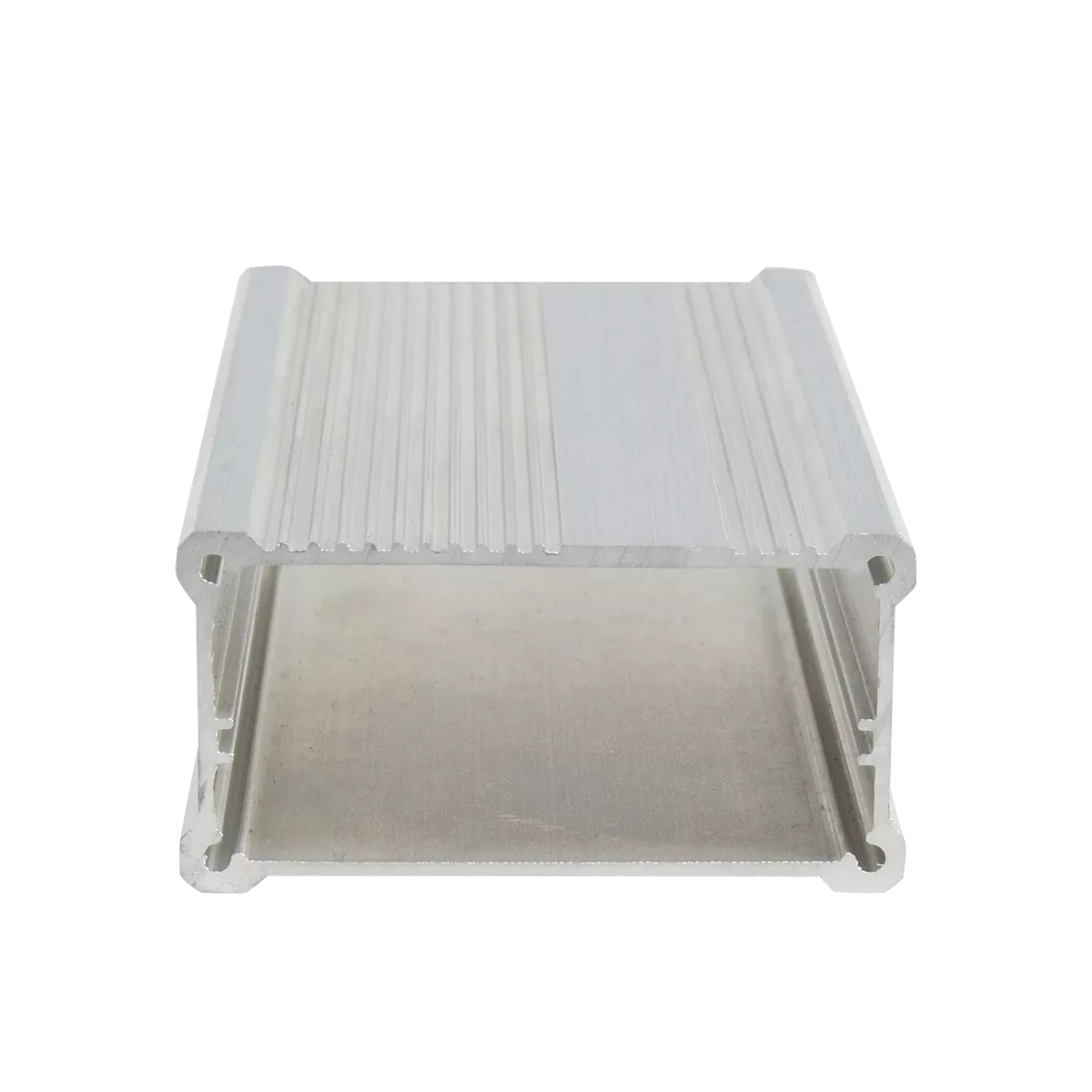 Aluminiowa obudowa modułu sterującego zasilaczem o wymiarach 53,4 × 27,5 mm