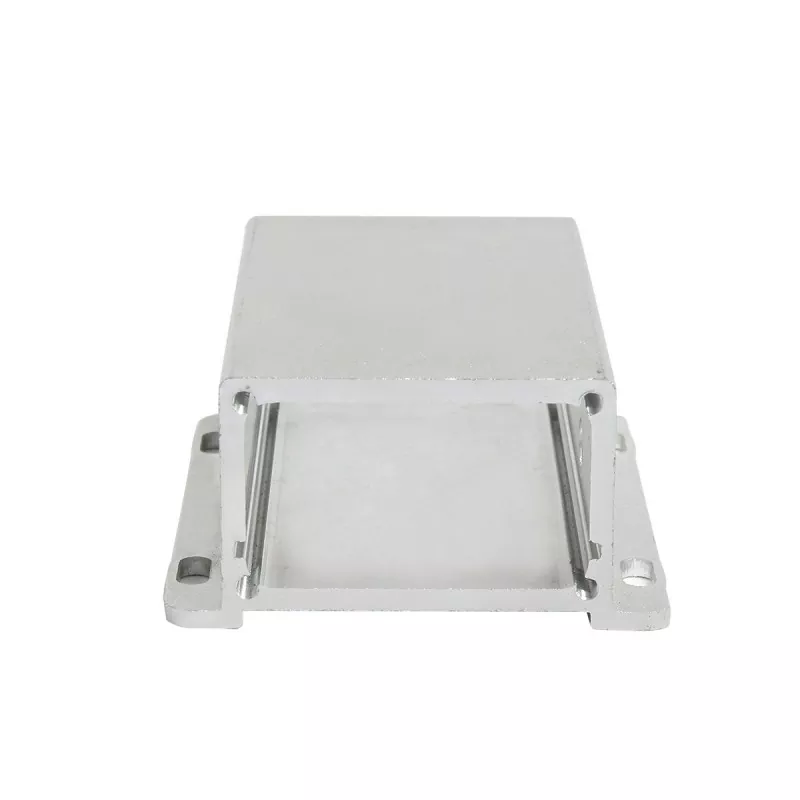 Aluminiowa obudowa sprzętu elektronicznego o wymiarach 63 × 32,5 mm